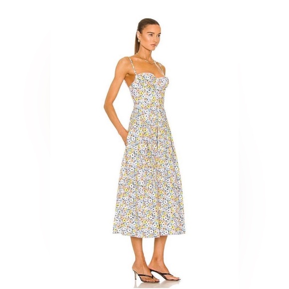 BNWT Agua by Agua Bendita Mambo La Finia Midi Dress - Picture 5 of 10